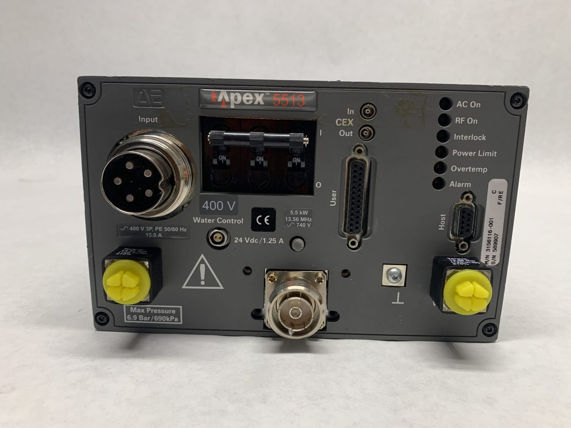 3156115-001 B | AE Apex 5513 RF Generator Refurbishment - SemiGroup