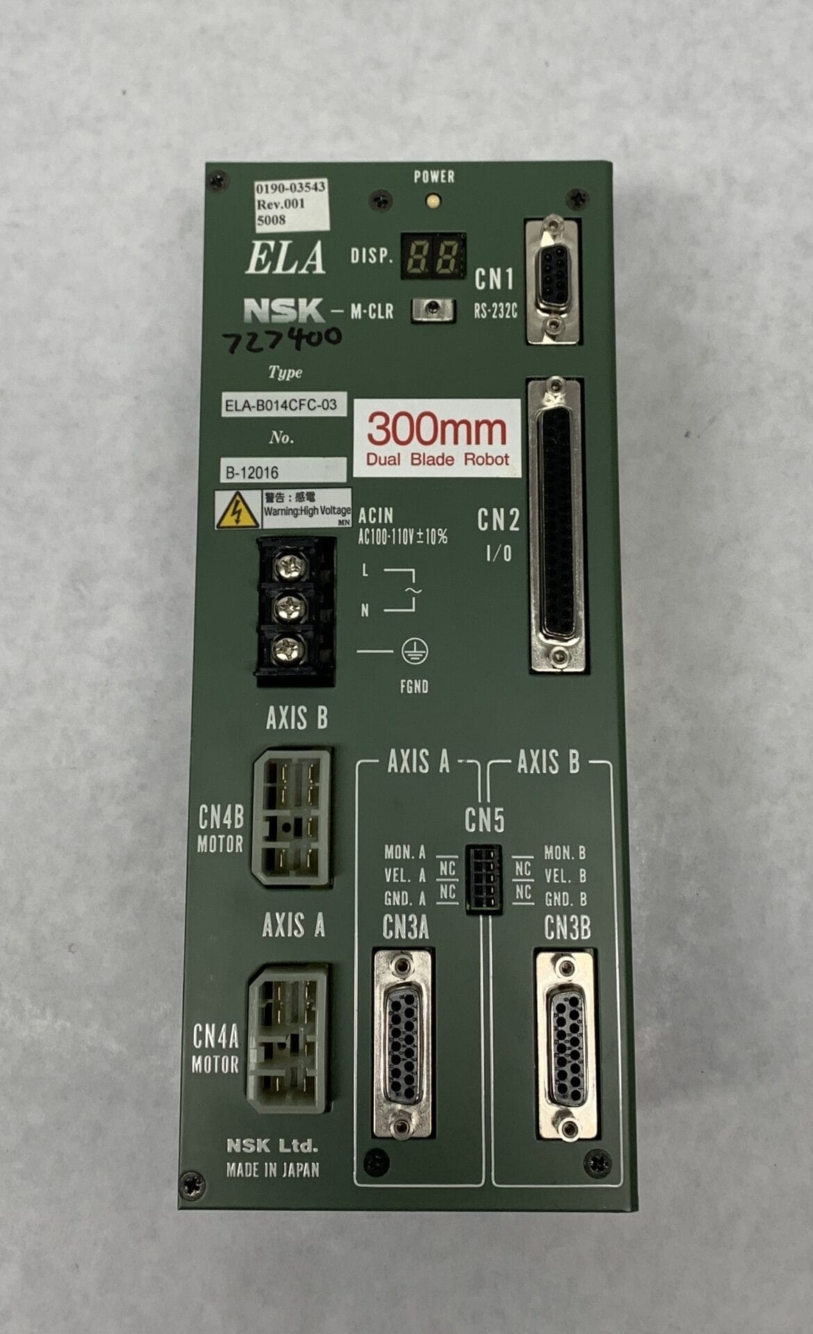 0190-03543-001 | Applied Materials ASSY, Dual Axis Driver, 300mm Dual Blade